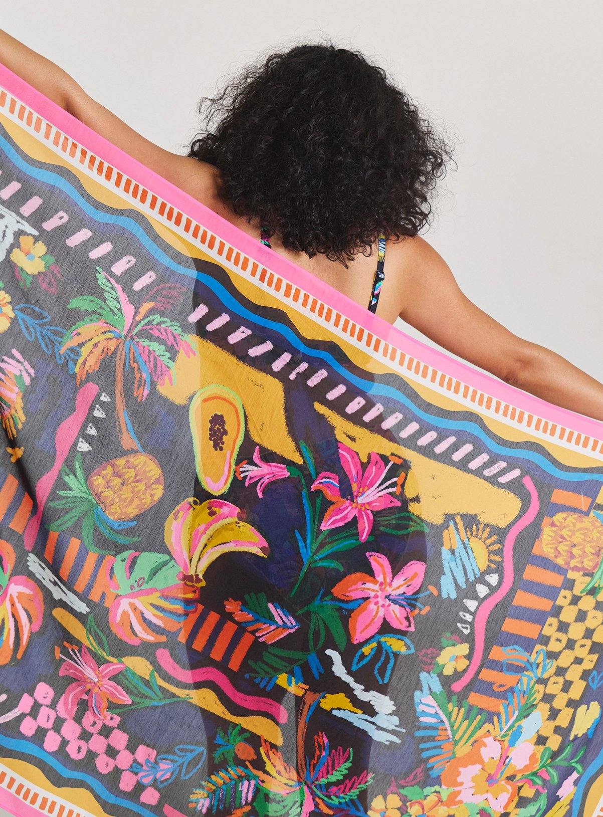 SIMPLY BE Printed Sarong M - Image 4 thumbnail